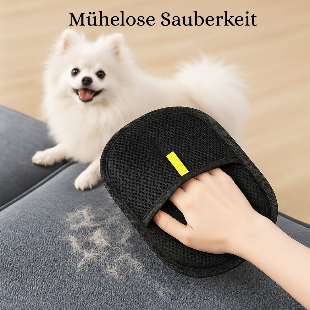 "FellFix Pro" Hundehaar-Entferner-Handschuh für Möbel & Textilien
