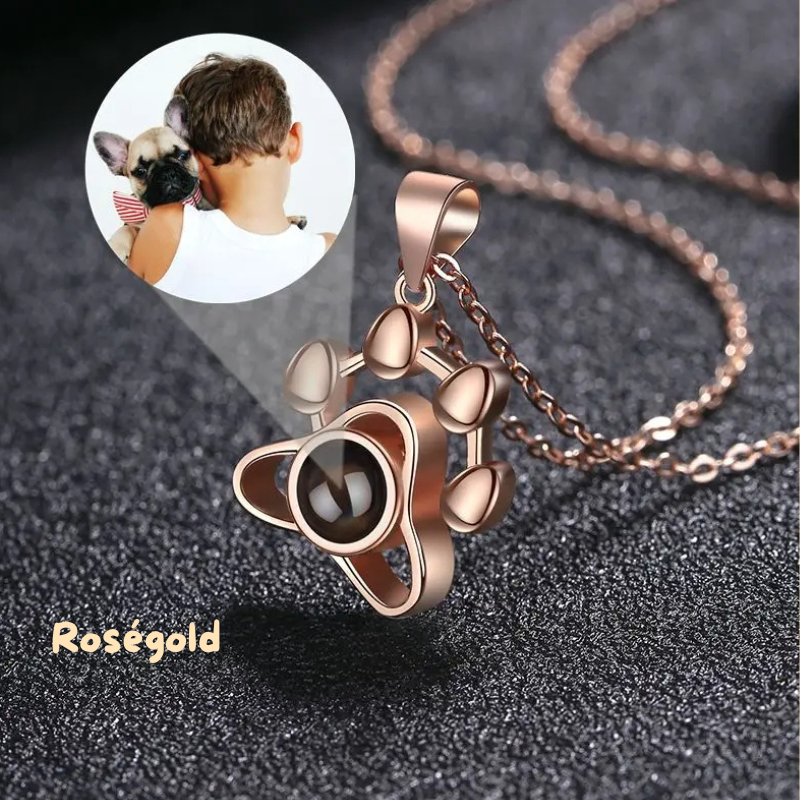 "Pfotenkugel" Personalisierbare Halskette