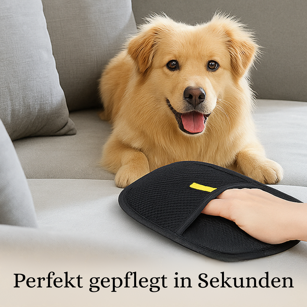 "FellFix Pro" Hundehaar-Entferner-Handschuh für Möbel & Textilien