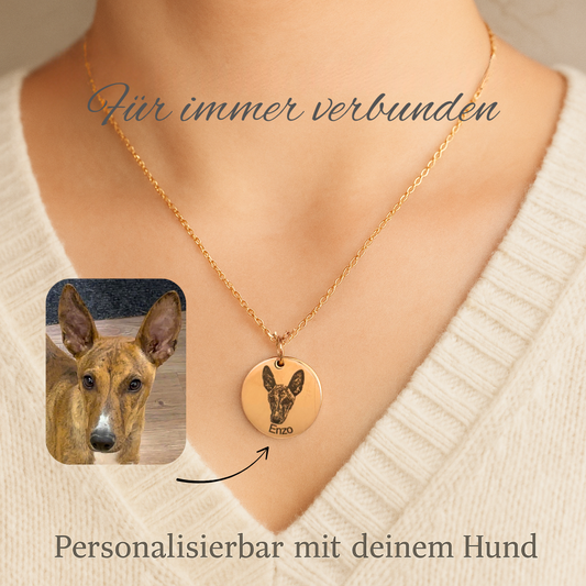 "Herzensgefährte" Personalisierbare Halskette
