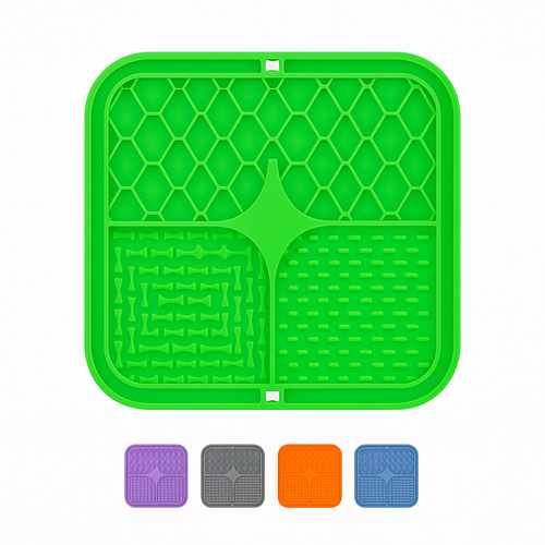 "LickiFix Pro" Schleckmatte mit Saugnäpfen